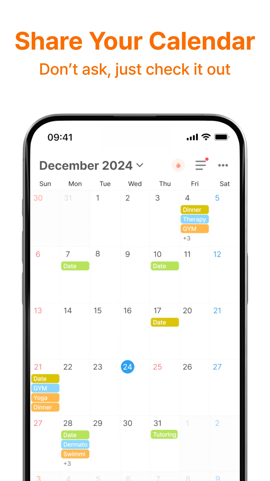 Signaling:Calendar for Couples screenshot